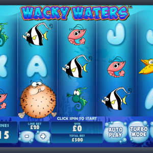 Игровой автомат Wacky Waters - богатства подводного мира в Вулкан Делюкс казино